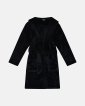 Badekåbe i frotté | 100% recycled polyester | Sort - Claudio