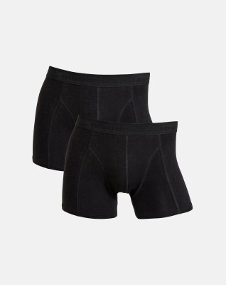 Tights 2-pak | Bomuld | Sort -Claudio