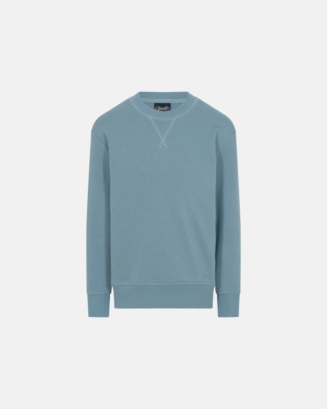 Sweatshirt | Økologisk bomuld | Blå