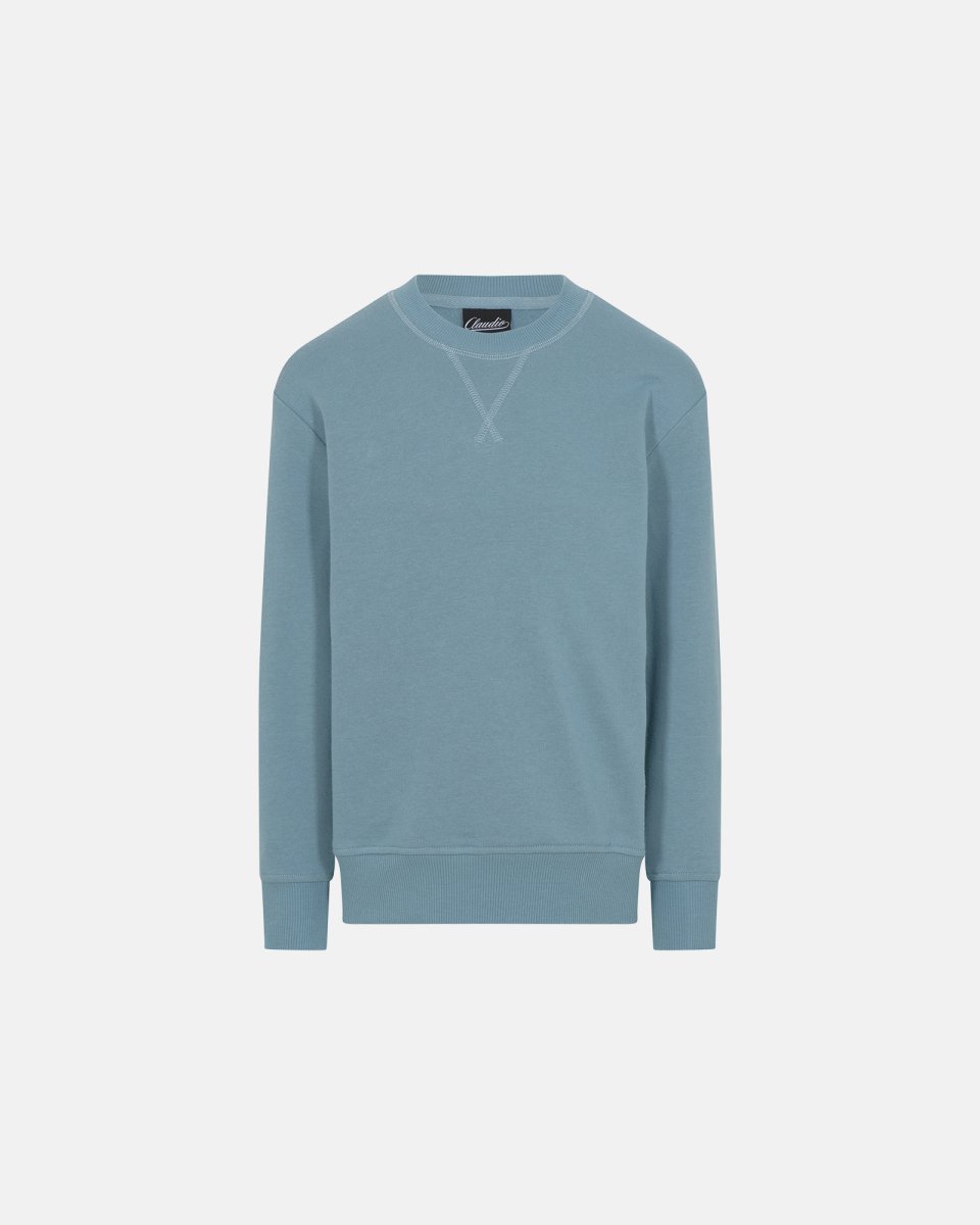 Claudio Sweatshirt "kids" | Økologisk bomuld | Blå - 7/8