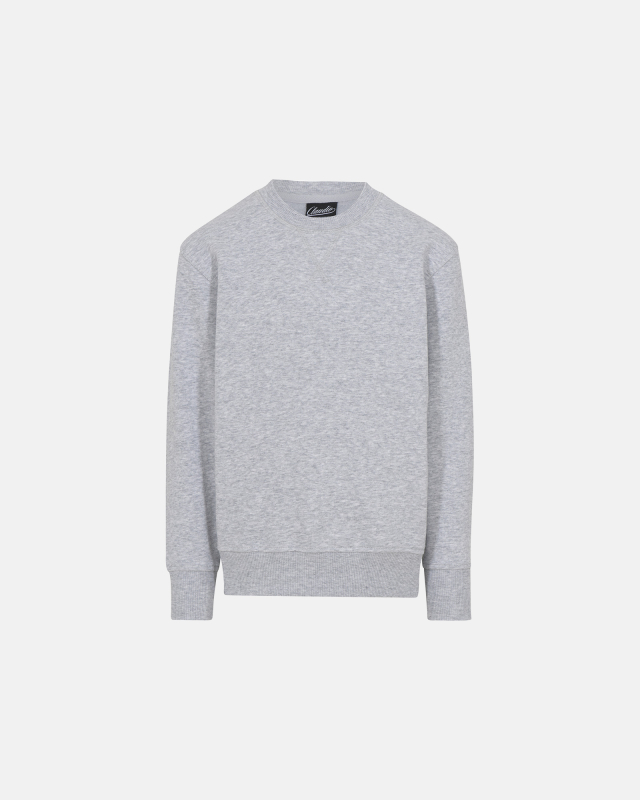 Sweatshirt | Økologisk bomuld | Grå melange