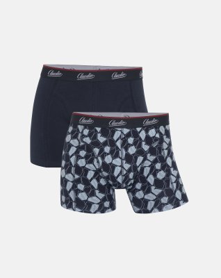 Tights 2-pak | Bomuld | Multifarvet -Claudio