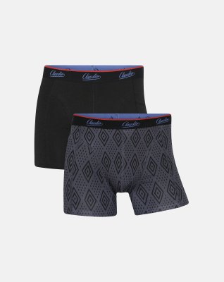 Tights 2-pak, Bomuld, Multifarvet