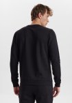 Sweatshirt | Recycled polyester | Sort -Claudio