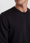 Sweatshirt | Recycled polyester | Sort -Claudio