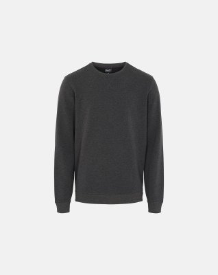Sweatshirt | Recycled polyester | Grå melange -Claudio