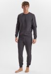 Sweatshirt | Recycled polyester | Grå melange -Claudio