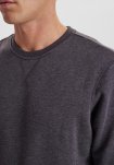 Sweatshirt | Recycled polyester | Grå melange -Claudio