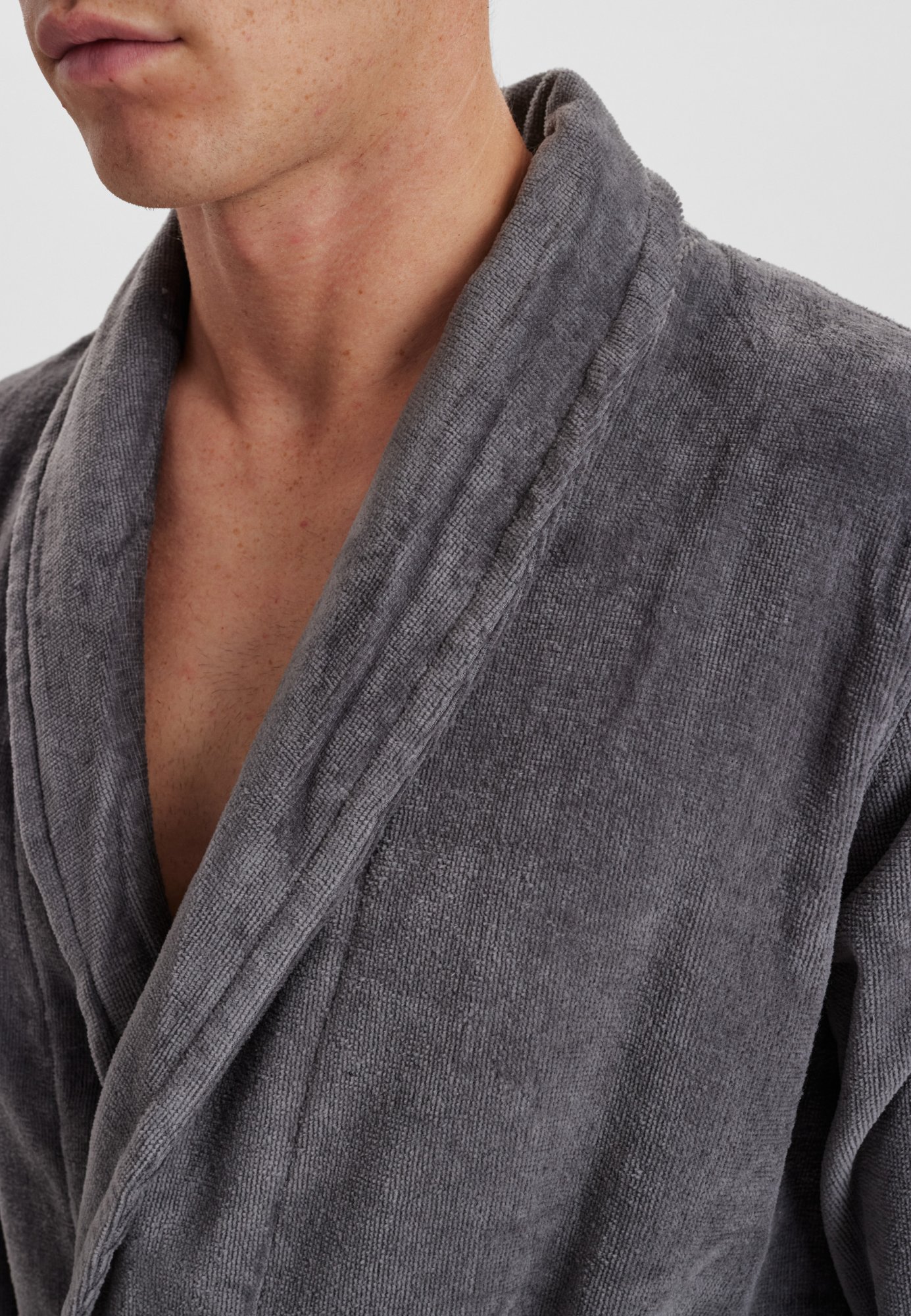 Badekåbe | 100% økologisk bomuld | Grå -Claudio Badekåbe | 100% økologisk bomuld | Grå -Claudio