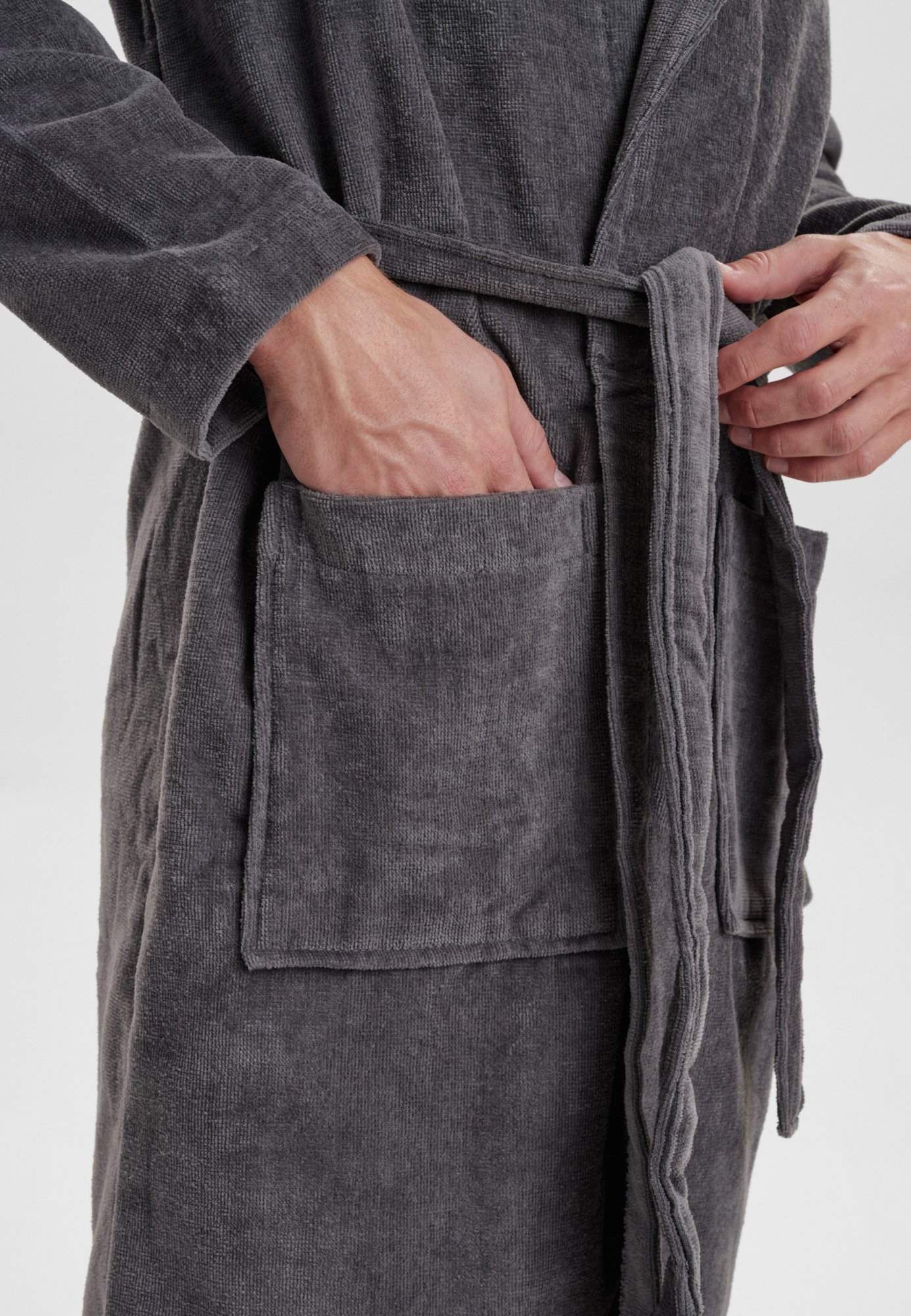 Badekåbe | 100% økologisk bomuld | Grå -Claudio Badekåbe | 100% økologisk bomuld | Grå -Claudio