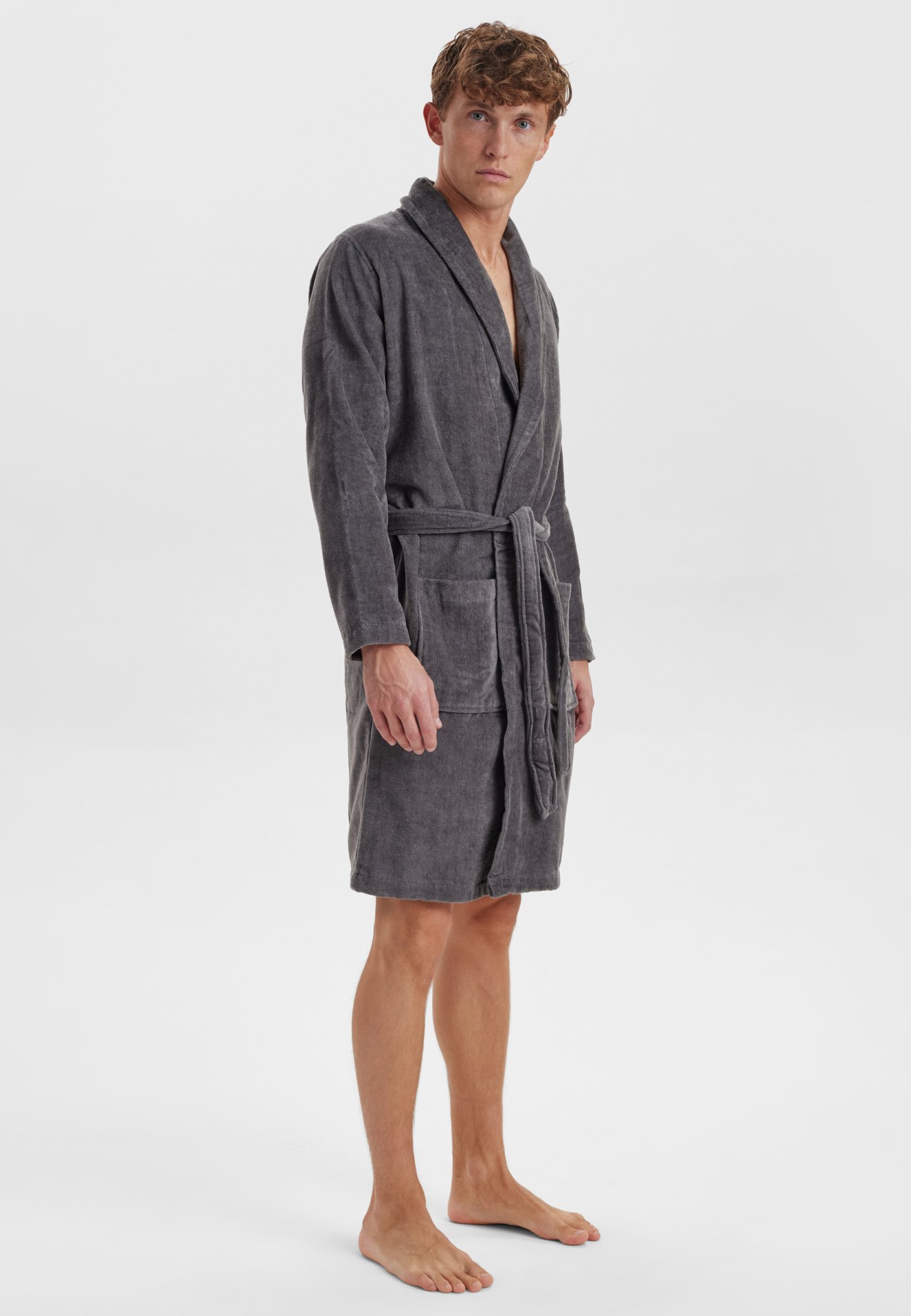 Badekåbe | 100% økologisk bomuld | Grå -Claudio Badekåbe | 100% økologisk bomuld | Grå -Claudio