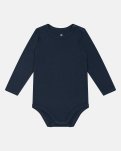 Langærmet body, Bambusviskose, Navy