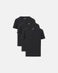 T-shirt "kids" 3-pak | Økologisk bomuld | Sort - Claudio