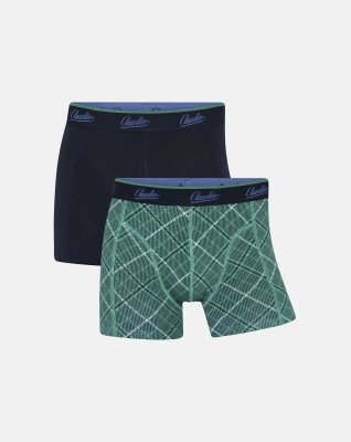 Tights 2-pak | Bomuld | Multifarvet -Claudio