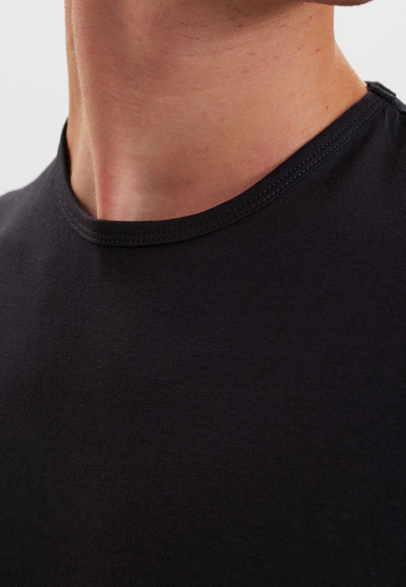 T-shirts 3-pak | Økologisk bomuld | Sort -Claudio T-shirts 3-pak | Økologisk bomuld | Sort -Claudio