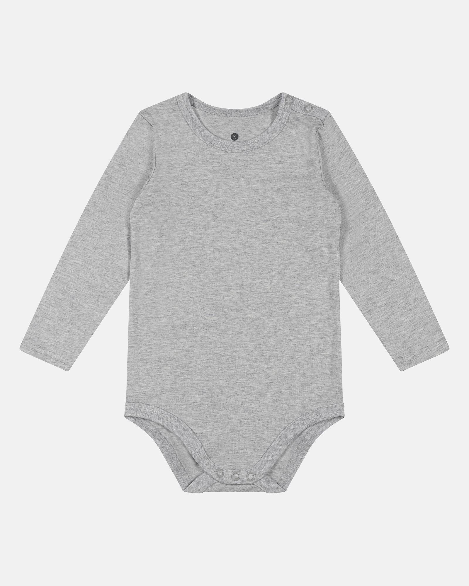 Langærmet body | Bambusviskose | Lysegrå -JBS of Denmark Kids Langærmet body | Bambusviskose | Lysegrå -JBS of Denmark Kids