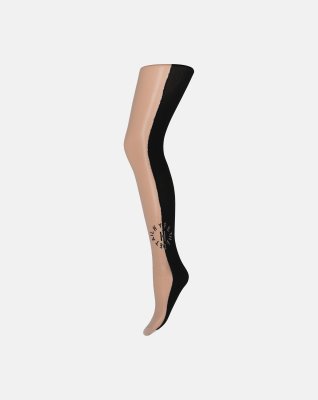 Strømpebukser "Round logo" | 25/50 denier | sort -Hype the Detail