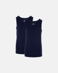 Singlet | 2-pak | Bambusviskose | Navy -JBS of Denmark Kids