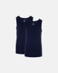 Singlet | 2-pak | Bambusviskose | Navy - JBS of Denmark Kids