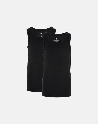 Singlet | 2-pak | Bambusviskose | Sort -JBS of Denmark Kids
