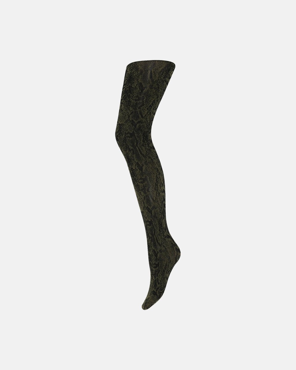 Hype the Detail Strømpebukser "Snake" | 70 denier | Grøn - S/M