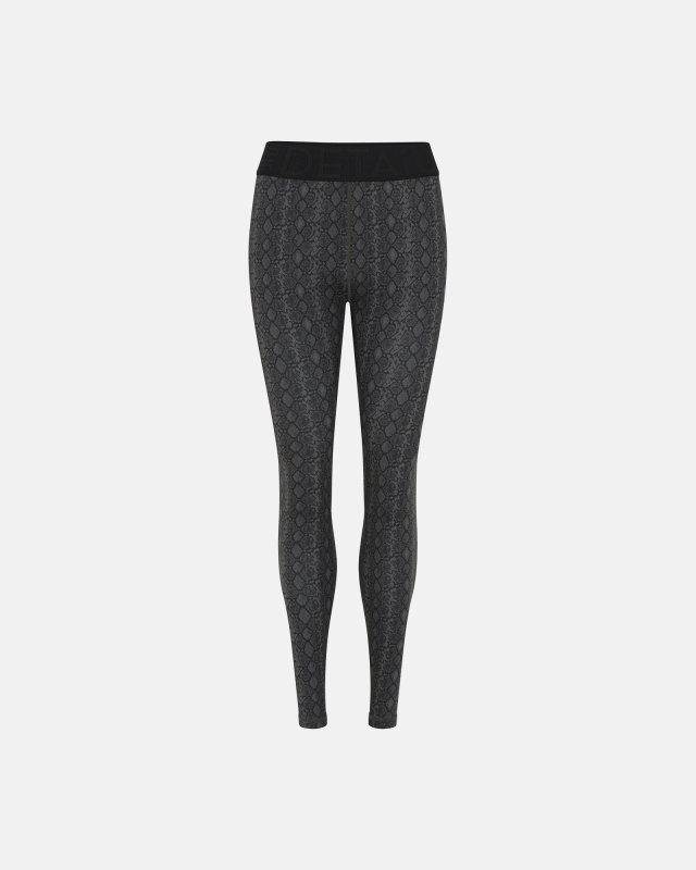 Leggings "Snake" | Polyester | Sort