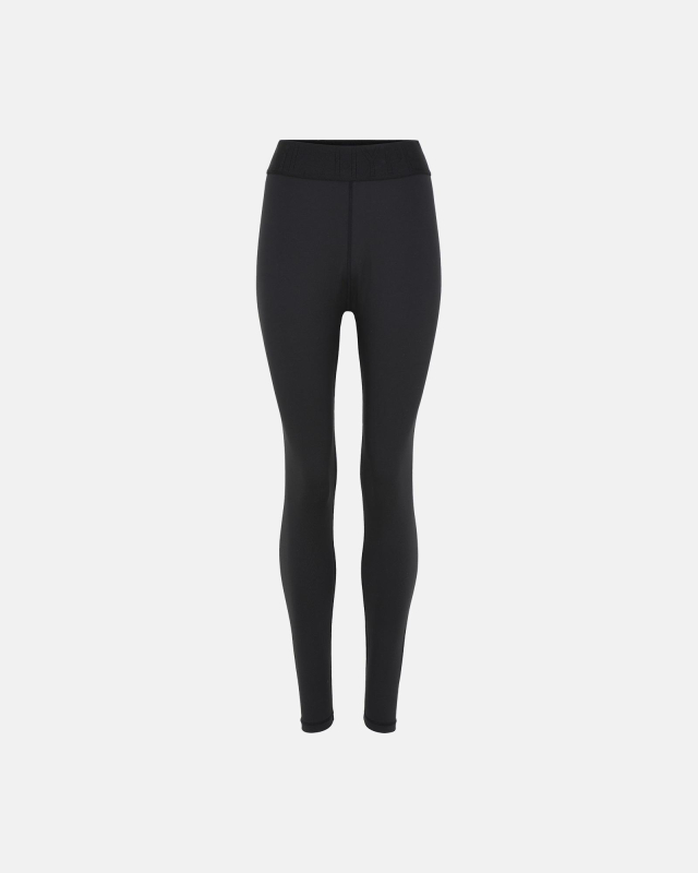 Leggings "logo" | Polyester | Sort
