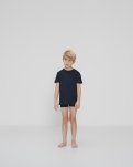 T-shirt "kids" o-neck, Bambusviskose, Navy