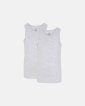 Singlet "kids" | 2-pak | Bambusviskose | Grå - JBS of Denmark Kids