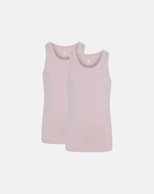 Undertrøje "kids", 2-pak, Bambusviskose, Rose