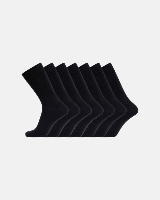 Strømper 7-pak | Bambusviskose | Sort