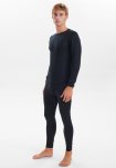 Langærmet t-shirt "wool"  | 100% merino uld | Sort -JBS