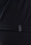 Langærmet t-shirt "wool"  | 100% merino uld | Sort -JBS