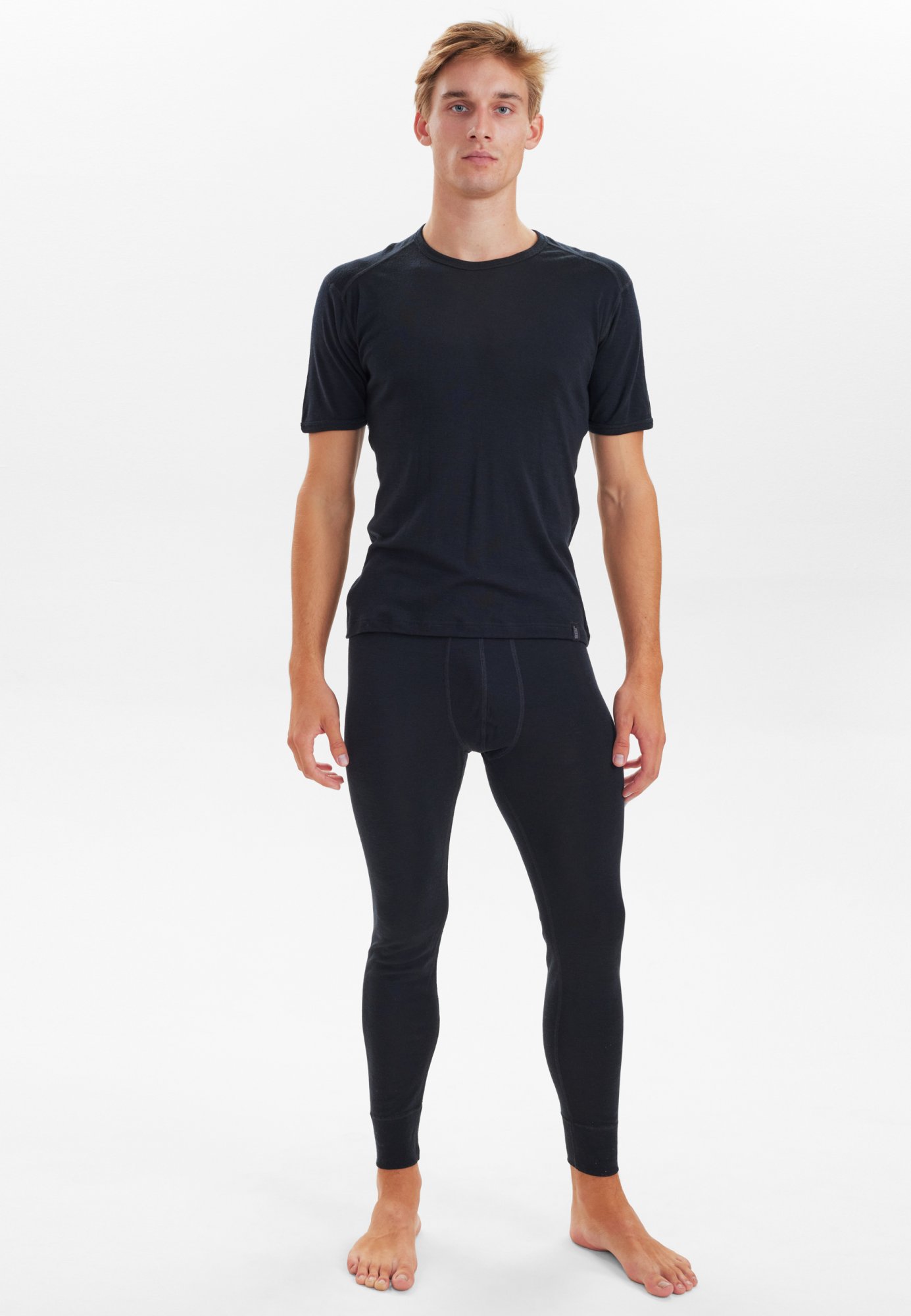 T-shirt "wool"  | 100% merino uld | Sort -JBS T-shirt "wool"  | 100% merino uld | Sort -JBS