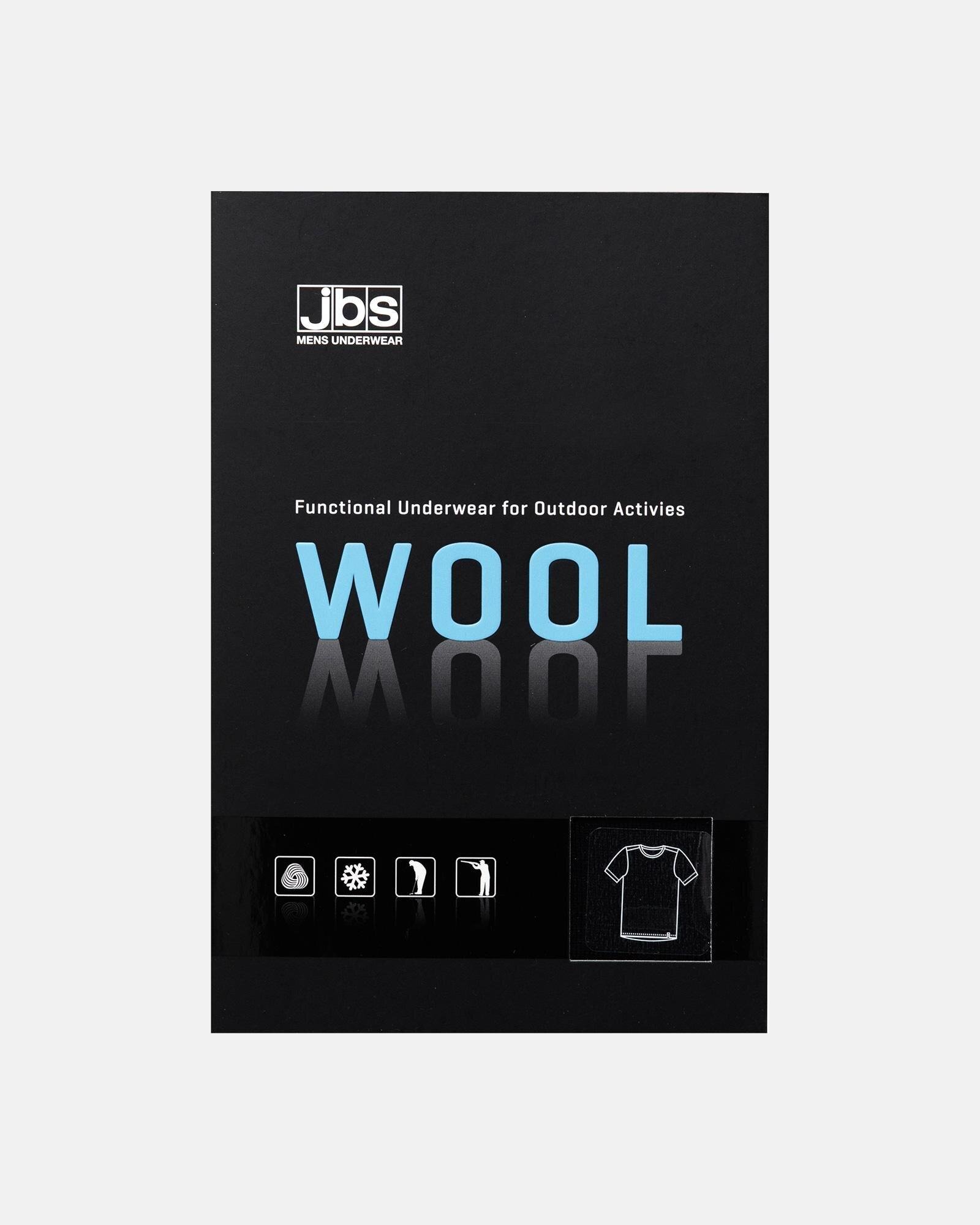 T-shirt "wool"  | 100% merino uld | Sort -JBS T-shirt "wool"  | 100% merino uld | Sort -JBS