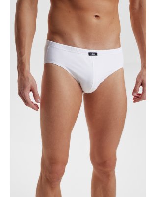 Briefs "mini slip" 5-pak | 100% økologisk bomuld | Hvid -JBS