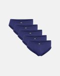 Briefs "mini slip" 5-pak | 100% økologisk bomuld | Navy -JBS