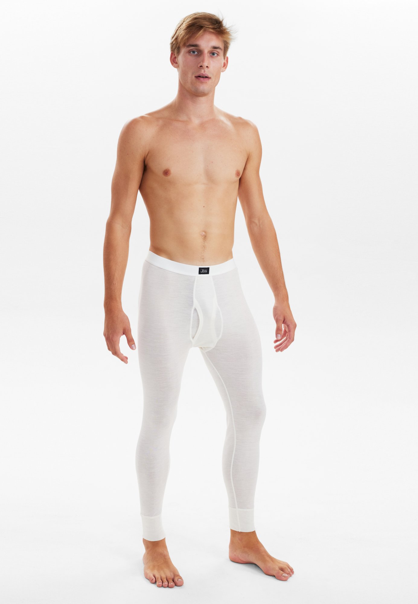 Long johns "wool" | 100% merino uld | Hvid -JBS Long johns "wool" | 100% merino uld | Hvid -JBS