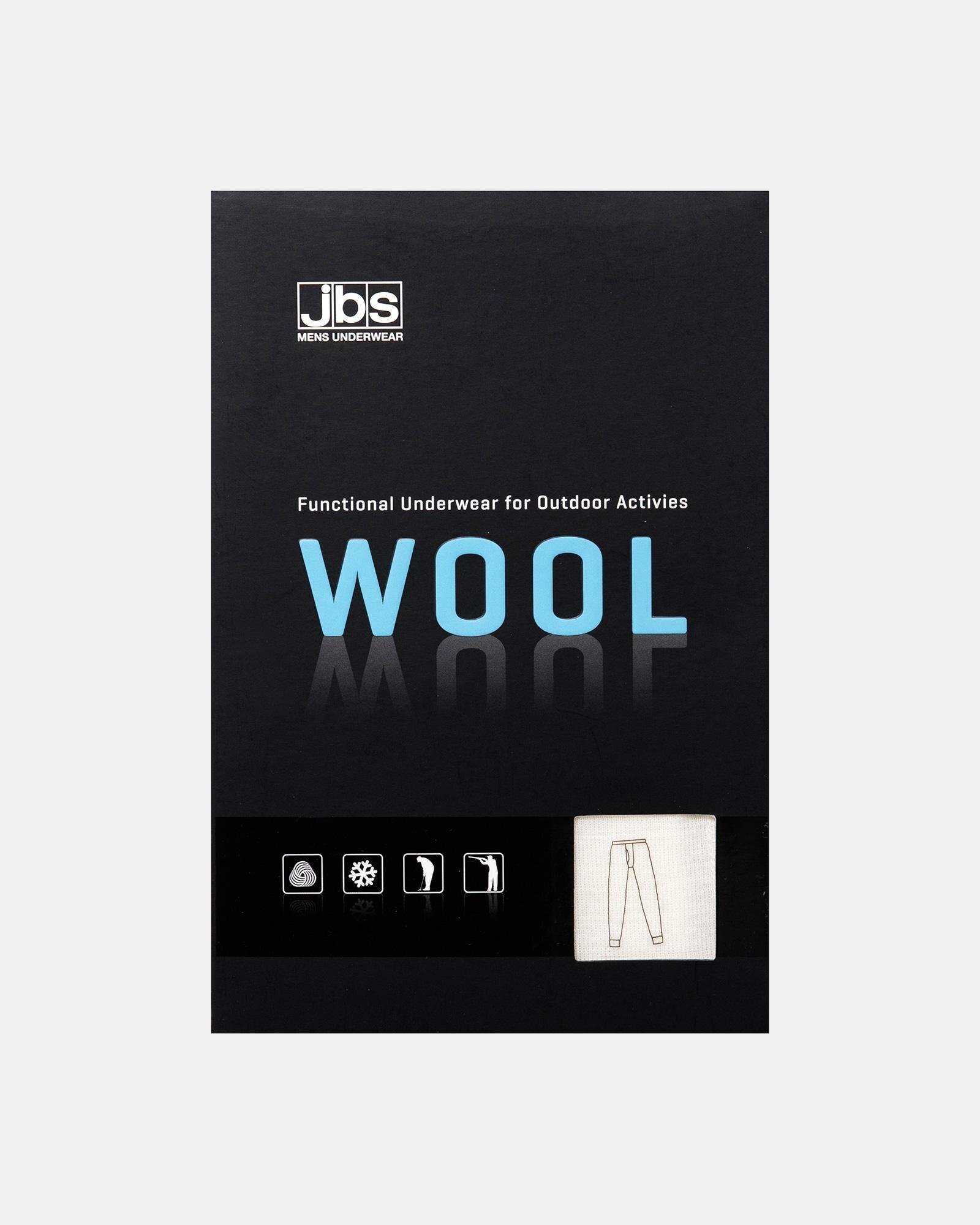 Long johns "wool" | 100% merino uld | Hvid -JBS Long johns "wool" | 100% merino uld | Hvid -JBS