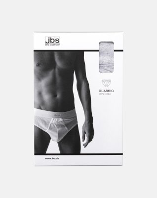 Briefs m. gylp "classic", 100% bomuld, Grå