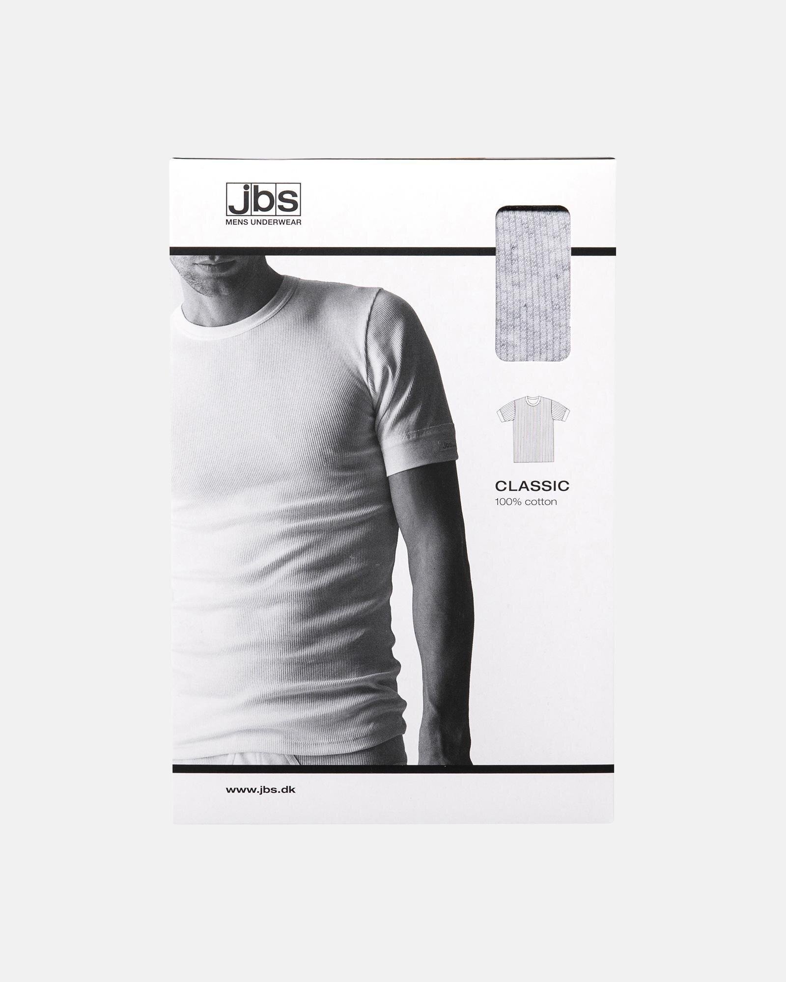 T-shirt "classic o-neck" | 100% bomuld | Grå -JBS T-shirt "classic o-neck" | 100% bomuld | Grå -JBS