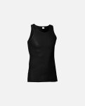 Tanktop "classic", 100% bomuld, Sort