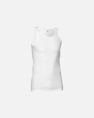 Tanktop "classic", 100% bomuld, Hvid
