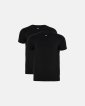 T-shirt "kids" 2-pak | Bambusviskose | Sort - JBS