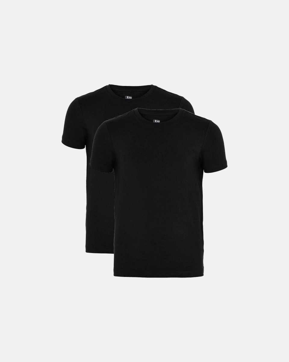 JBS T-shirt "kids" 2-pak | Bambusviskose | Sort - 7/8