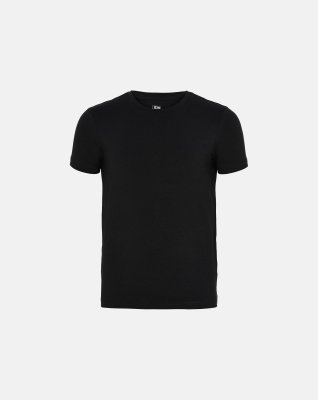 T-shirt "kids" 2-pak, Bambusviskose, Sort