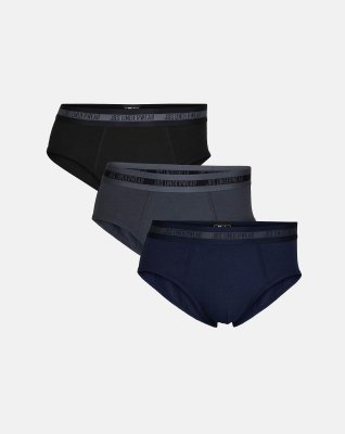 Briefs 3-pak, Bambusviskose, Multifarvet