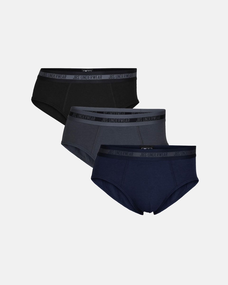 JBS Briefs 3-pak | Bambusviskose | Multifarvet - S
