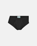 Briefs m. gylp 2-pak, 100% økologisk bomuld, Sort