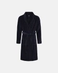Badekåbe, 100% velour bomuld, Stribet